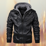 Men’s Biker Leather Jacket – Stylish Durable Comfortable Casual Smart Everyday Outerwear 1