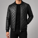 Men's Jacket | Slim Fit Quilted Bomber