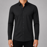 Men's Long Sleeve Polo | Slim Fit Shirt