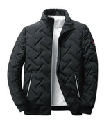Men's Quilted Jacket with Modern Cut and Zip Fastening | L&S 0