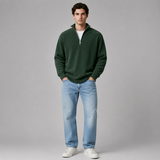 Men's Sweater | Quarter-Zip & Ribbed Knit