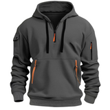 Men's hoodie with zipped pockets and a hood | L&S 4