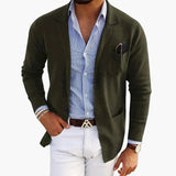 Men’s tailored-fit blazer with a single-button fastening | L&S 5