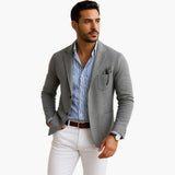 Men’s tailored-fit blazer with a single-button fastening | L&S 7