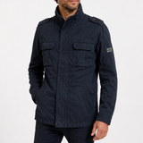 Men's utility jacket with structured fit and practical pockets | L&S 5
