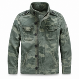 Men's utility jacket with structured fit and practical pockets | L&S 6