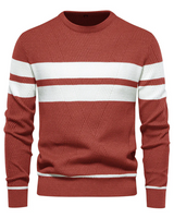 Men's Striped Jumper | Classic Fit & All-Day Comfort 9