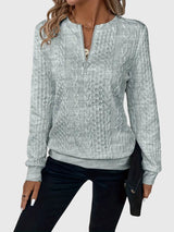 Nora™ | Sweater with Zipper 10