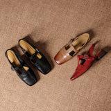 Women's T-Strap Heels | Cushioned Comfort & Stable Heel 10