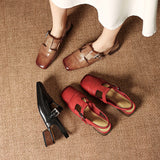 Women's T-Strap Heels | Cushioned Comfort & Stable Heel 26