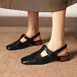 Women's T-Strap Heels | Cushioned Comfort & Stable Heel 21