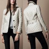Olivia | Women's Diamond-Quilted Tailored Button-Through Jacket 3
