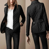 Olivia | Women's Diamond-Quilted Tailored Button-Through Jacket 4