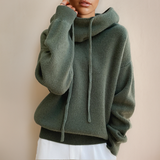 Paige | Women's Relaxed Fit Knit Cowl Neck Hoodie 0