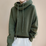Paige | Women's Relaxed Fit Knit Cowl Neck Hoodie 1