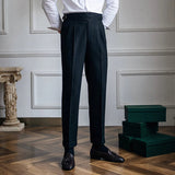 Paul – Men’s Pleated Tailored Trousers 7