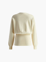 Paula – Plain cardigan with gold buttons 8