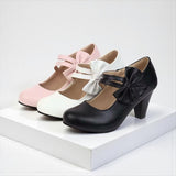 Women's Bow Heels | Comfortable Block Heel