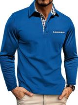 Raymond | Classic Men's Summer Polo Shirt with Long Sleeves 4
