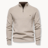 Ronnie | Men's Half-Zip Ribbed Knit Sweater 2