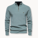 Ronnie | Men's Half-Zip Ribbed Knit Sweater 3
