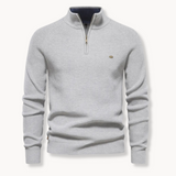 Ronnie | Men's Half-Zip Ribbed Knit Sweater 4
