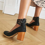 Women's Ankle Strap Heels | Sturdy Block Heel
