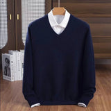Men's V-Neck Sweater | Warm & Soft Comfort