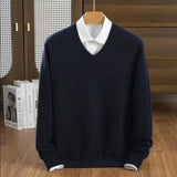 Men's V-Neck Sweater | Warm & Soft Comfort