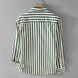 Men's Long Sleeve Polo | Striped Design & All-Day Comfort