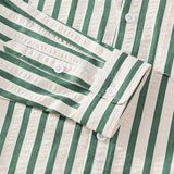 Men's Long Sleeve Polo | Striped Design & All-Day Comfort