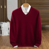 Men's V-Neck Sweater | Warm & Soft Comfort