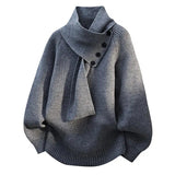 Women's Cozy Sweater | Scarf Neckline & Soft Comfort 2