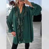 Sarah – Elegant Ruffled Blouse 2