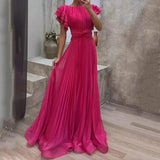 Women's Pleated Maxi Dress | Flowy & Flattering Fit