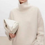 Women's Turtleneck Jumper | Oversized Relaxed Fit