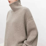 Women's Turtleneck Jumper | Oversized Relaxed Fit