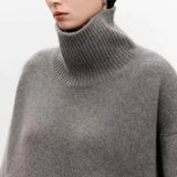 Women's Turtleneck Jumper | Oversized Relaxed Fit