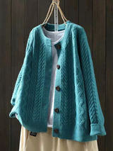 THE LORENZA | CABLE CARDIGAN 5