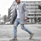 Teddy | Men's Slim-Fit Mid-Length Overcoat 0