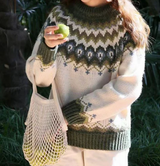 Women's Nordic Knitted Sweater | Warm & Timeless Design 2