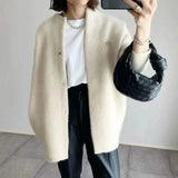 VANNA™ ELEGANT BUTTONED KNIT JACKET 1