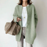 VANNA™ ELEGANT BUTTONED KNIT JACKET 2