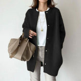 VANNA™ ELEGANT BUTTONED KNIT JACKET 4