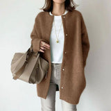 VANNA™ ELEGANT BUTTONED KNIT JACKET 6