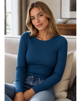 Women's Ribbed Top | Fitted & Stretch Comfort 23