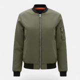 Valmonti | Women’s Vintage-Inspired Zip Bomber Jacket 3