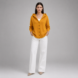 Women's Cardigan | Hooded & Button-Front