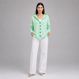 Women's Cardigan | Hooded & Button-Front