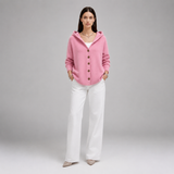 Women's Cardigan | Hooded & Button-Front